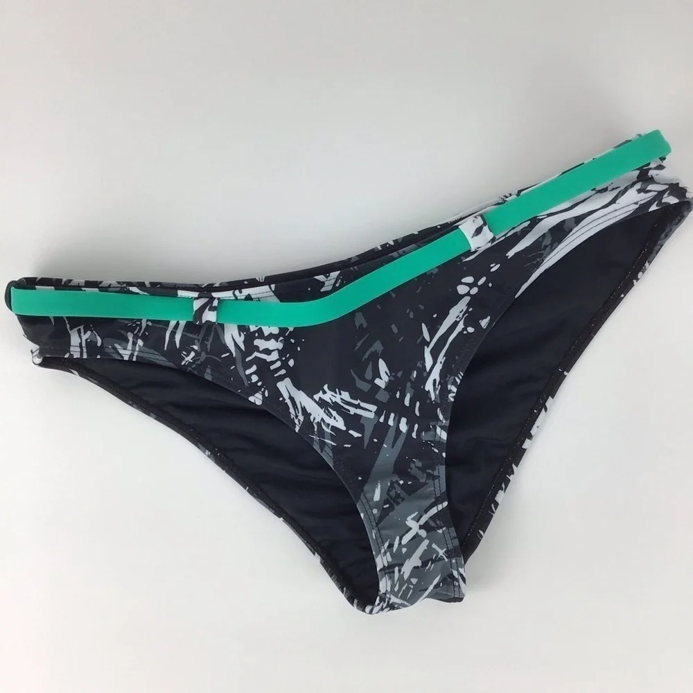 Fabletics Paradise Print Allison Cheeky Bikini l S